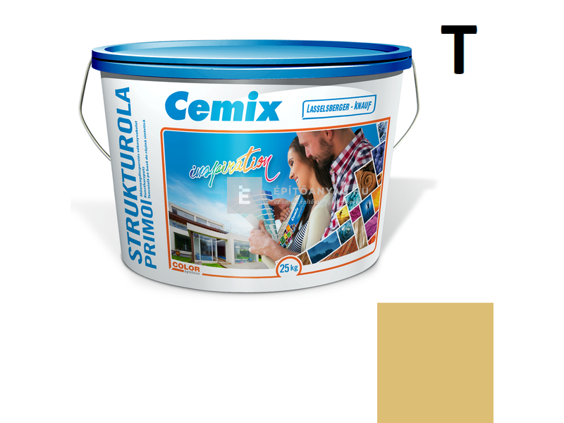 Cemix-LB-Knauf StrukturOla Primo Diszperziós színezővakolat, kapart 1,5 mm 4375 orange 25 kg