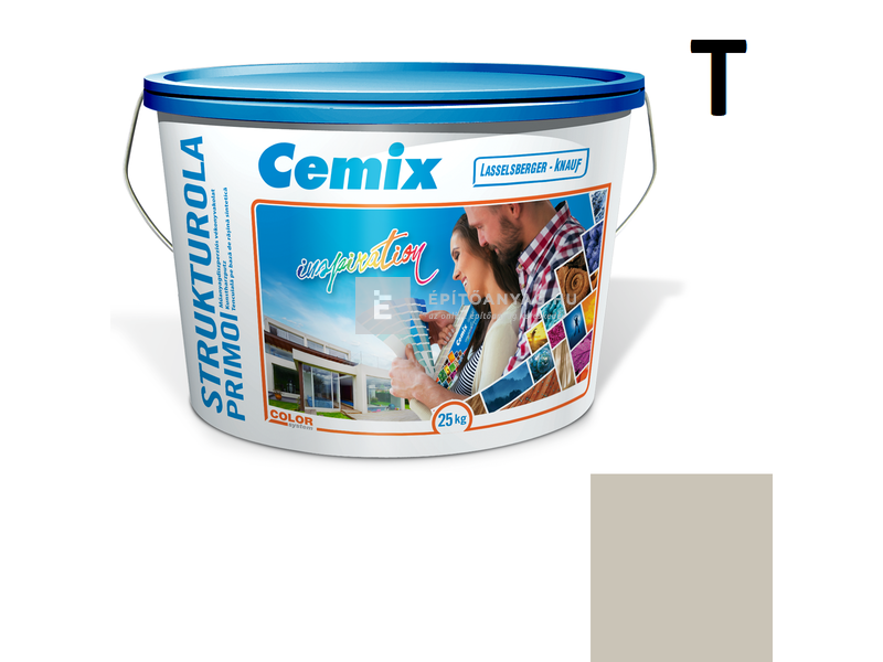 Cemix-LB-Knauf StrukturOla Primo Diszperziós színezővakolat, kapart 1,5 mm 4975 brown 25 kg