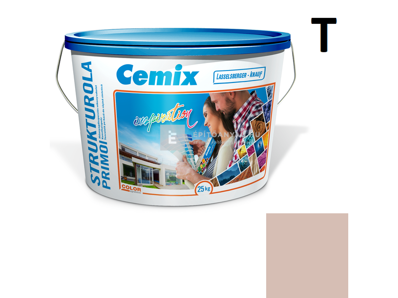 Cemix-LB-Knauf StrukturOla Primo Diszperziós színezővakolat, kapart 1,5 mm 5123 rusty 25 kg