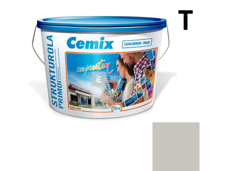 Cemix-LB-Knauf StrukturOla Primo Diszperziós színezővakolat, kapart 1,5 mm 5347 rock 25 kg