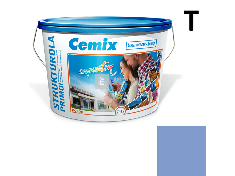 Cemix-LB-Knauf StrukturOla Primo Diszperziós színezővakolat, kapart 1,5 mm 6727 intense 25 kg