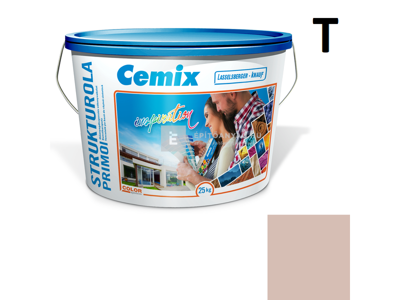 Cemix-LB-Knauf StrukturOla Primo Diszperziós színezővakolat, dörzsölt 2 mm 5123 rusty 25 kg