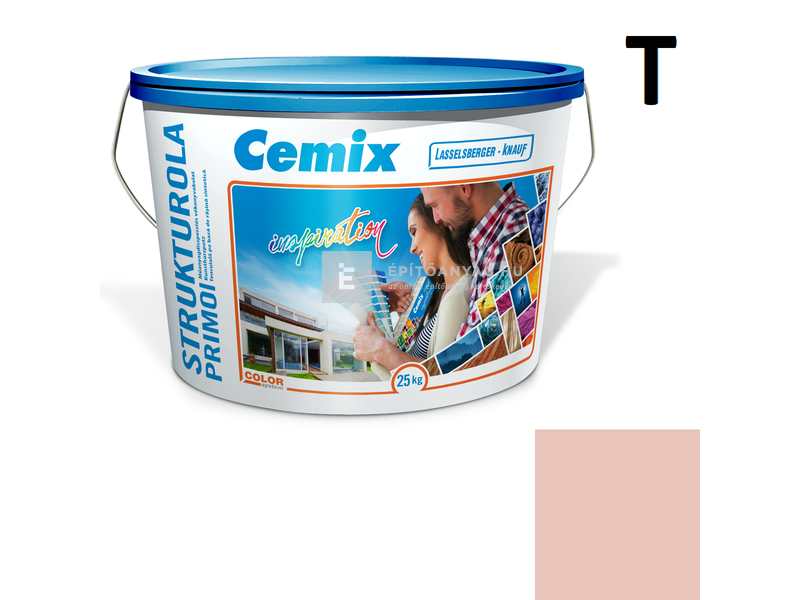 Cemix-LB-Knauf StrukturOla Primo Diszperziós színezővakolat, dörzsölt 2 mm 5141 rusty 25 kg