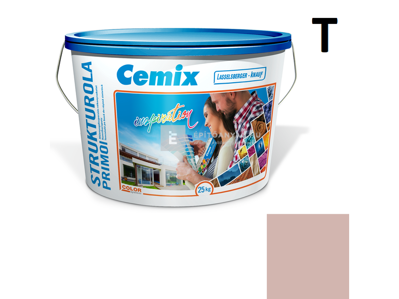 Cemix-LB-Knauf StrukturOla Primo Diszperziós színezővakolat, dörzsölt 2 mm 5153 rusty 25 kg
