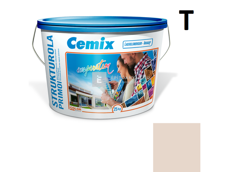 Cemix-LB-Knauf StrukturOla Primo Diszperziós színezővakolat, dörzsölt 2 mm 5175 rusty 25 kg