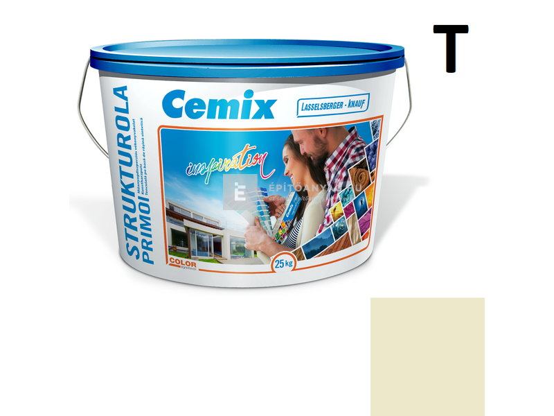 Cemix-LB-Knauf StrukturOla Primo Diszperziós színezővakolat, dörzsölt 2 mm 6111 intense 25 kg
