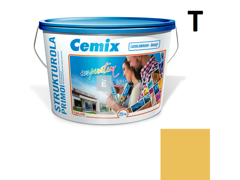 Cemix-LB-Knauf StrukturOla Primo Diszperziós színezővakolat, dörzsölt 2 mm 6129 intense 25 kg