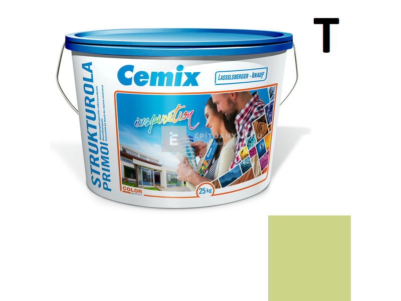 Cemix-LB-Knauf StrukturOla Primo Diszperziós színezővakolat, dörzsölt 2 mm 6519 intense 25 kg