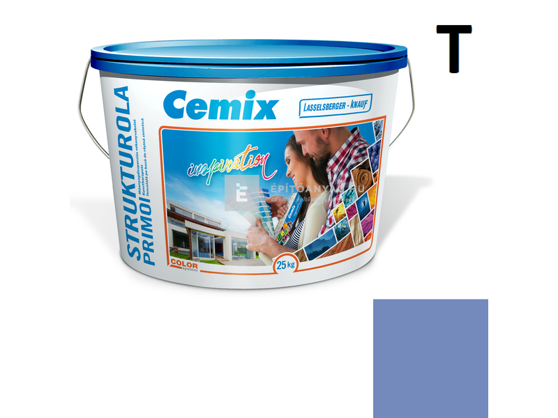 Cemix-LB-Knauf StrukturOla Primo Diszperziós színezővakolat, dörzsölt 2 mm 6729 intense 25 kg