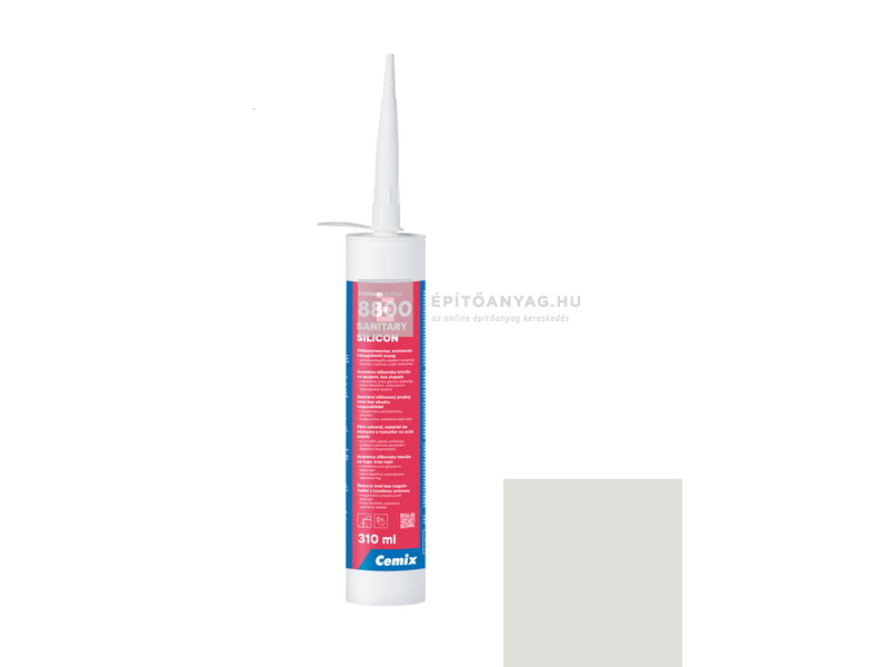 Cemix Szaniterszilikon világosszürke 310 ml