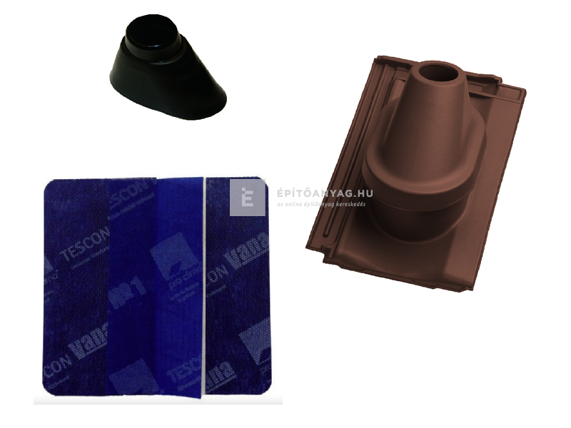 Tondach Bolero antennakivezető szett FusionProtect barna