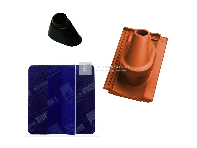 Tondach Bolero antennakivezető szett FusionColor terrakotta