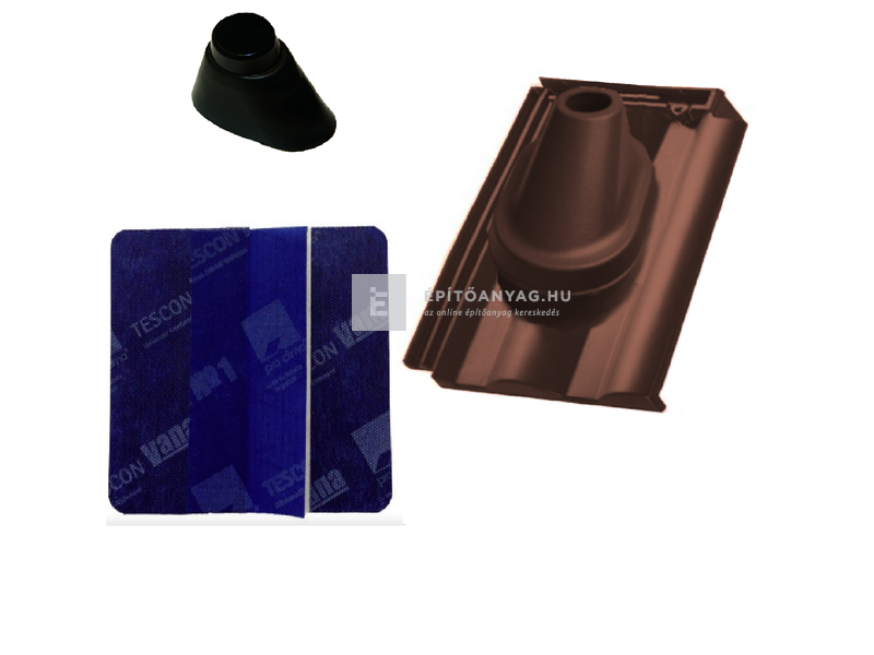 Tondach Twist antennakivezető szett FusionProtect barna