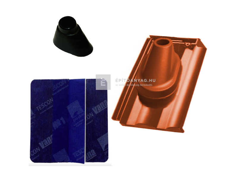 Tondach Twist antennakivezető szett FusionColor terrakotta