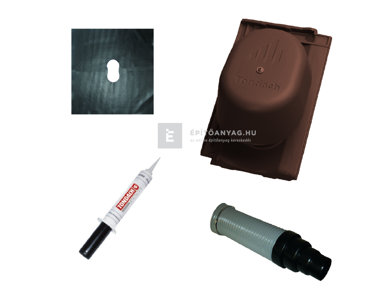Tondach Bolero csatornaszellőző szett FusionProtect barna