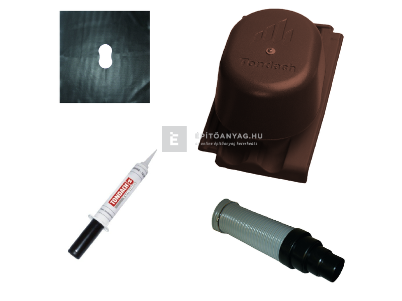 Tondach Tangó Plus csatornaszellőző szett FusionProtect barna