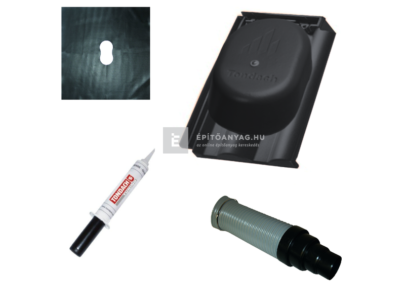 Tondach Twist csatornaszellőző szett FusionProtect antracit