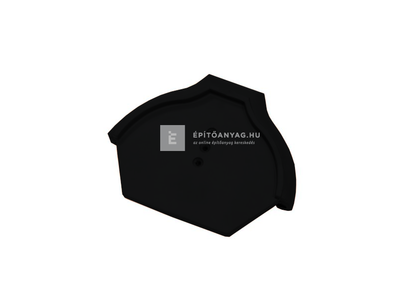 Tondach hornyolt gerinc kezdőelem Amadeus fekete