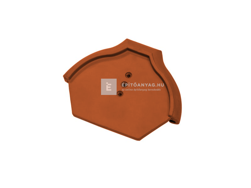 Tondach hornyolt gerinc kezdőelem Natur téglavörös