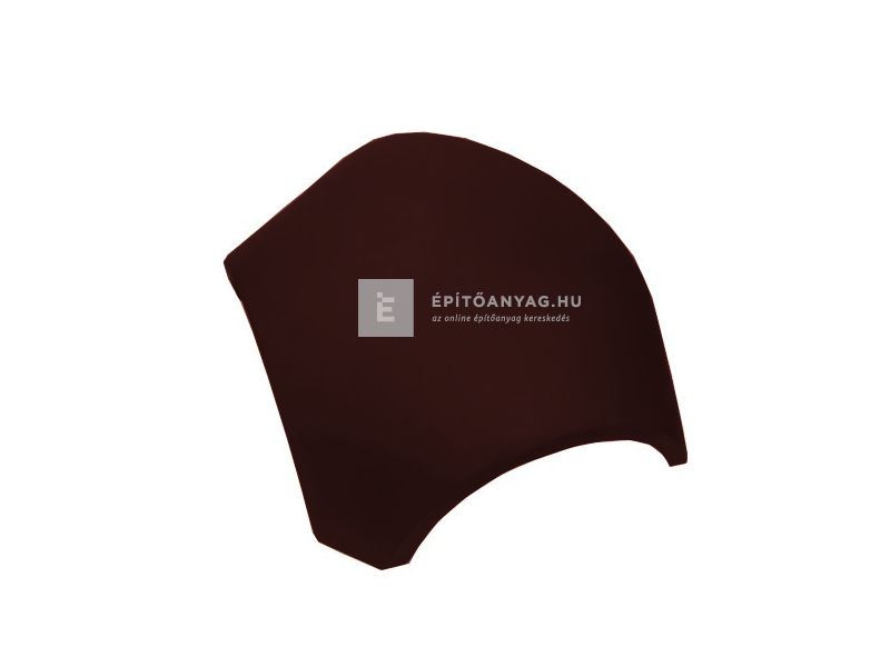 Tondach sajtolt hármas gerincelosztó elem Amadeus borvörös (rögzítőccsavarral)