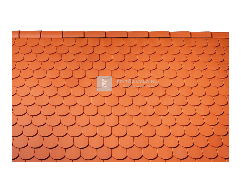 Tondach Hódfarkú Ívesvágású Alapcserép 18x38 cm Natur téglavörös