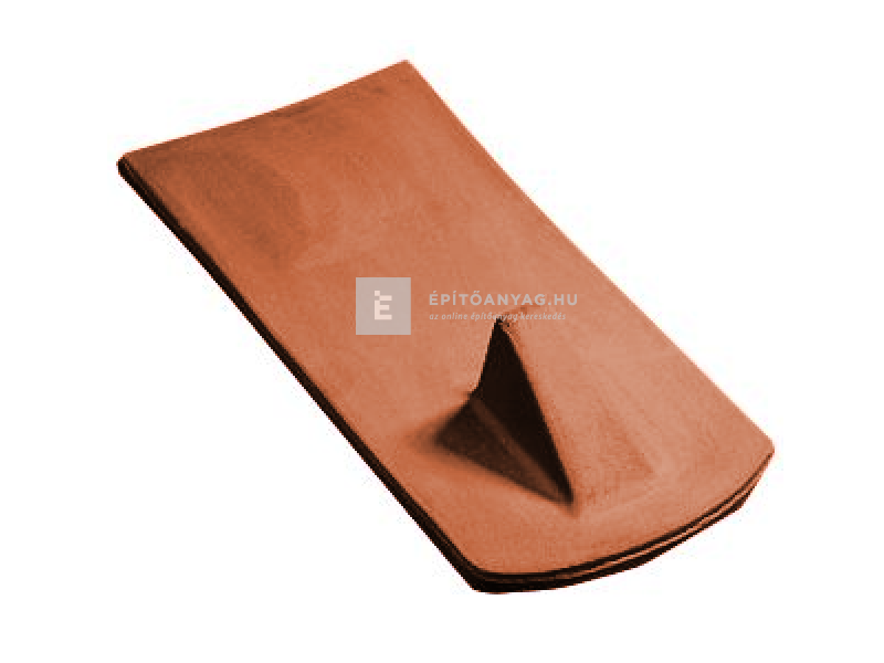 Tondach Hódfarkú ívesvágású, szegmensvágású hófogócserép Natur téglavörös