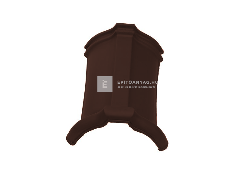 Tondach hornyolt gerinccserép FusionProtect sötétbarna (rögzítőkapoccsal)
