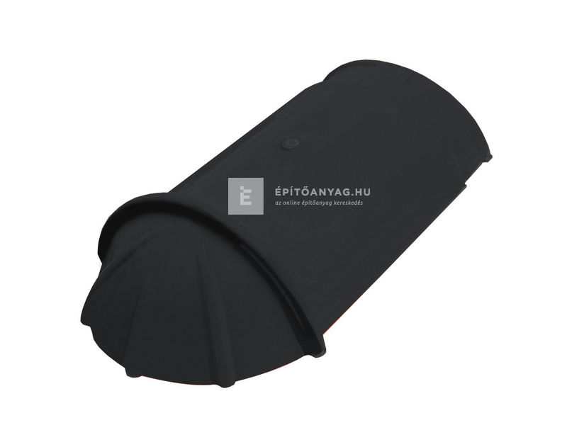 Tondach sajtolt kezdő gerinccserép FusionProtect antracit (rögzítőcsavarral)