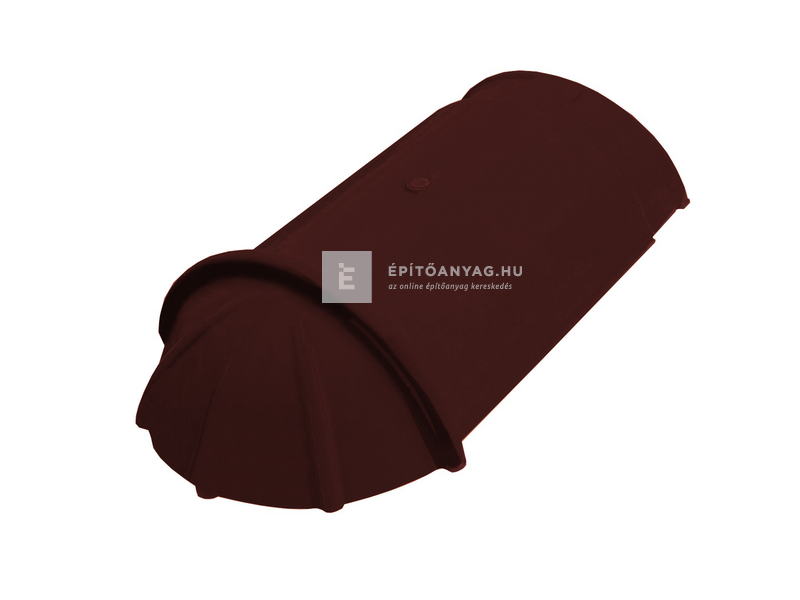 Tondach sajtolt kezdő gerinccserép Amadeus borvörös (rögzítőcsavarral)