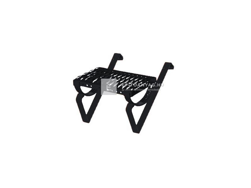 Tondach univerzális járórács garnitúra fejhorony nélküli cserepekhez antracit 40 cm