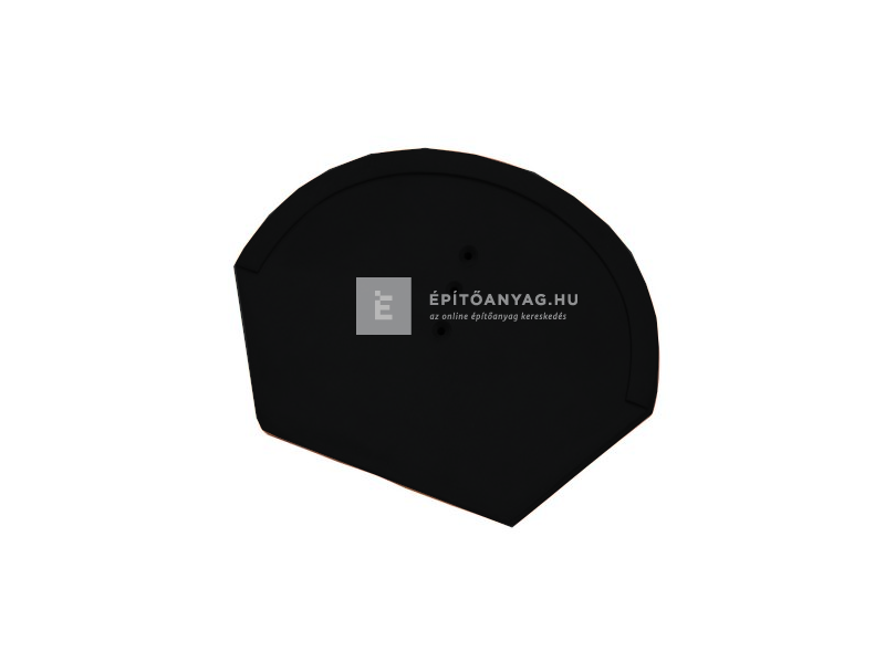 Tondach univerzális lekerekített gerinc kezdő- és lezáróelem Amadeus fekete