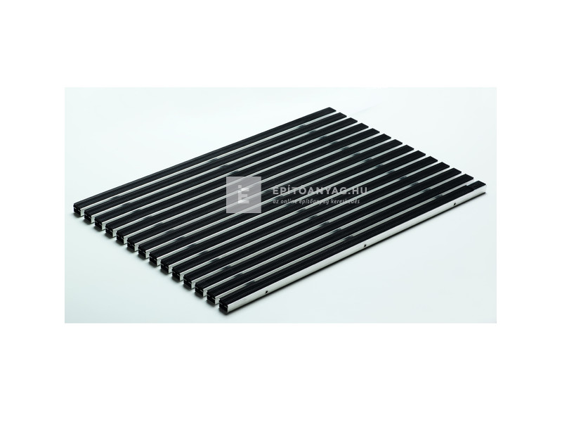 Aco Self Vario Rips alumínium lábtörlő rács gumi betéttel 75x50 cm