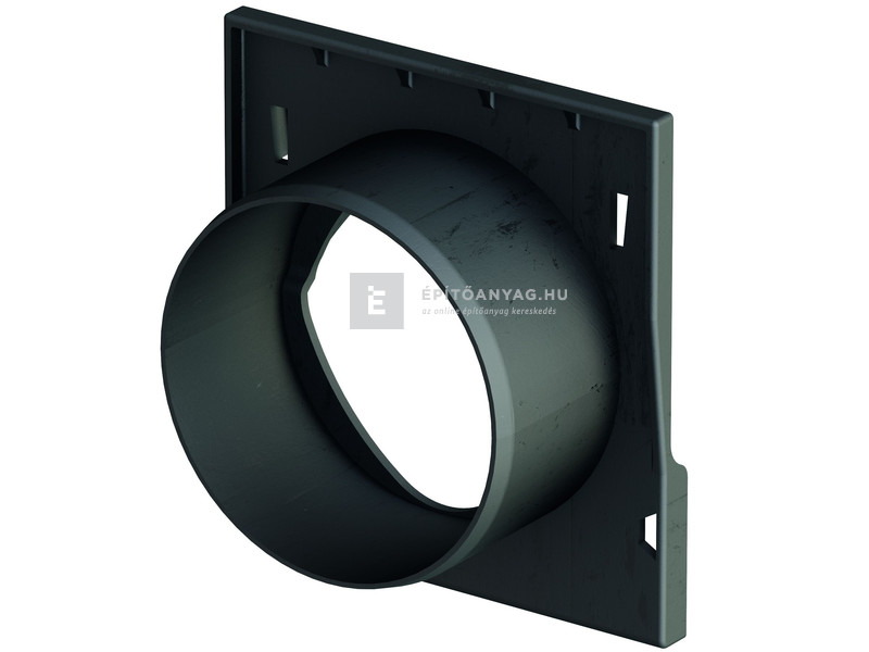 Aco Xtradrain X100C homloklap 15 cm magas folyókához, DN110 csőcsonkkal