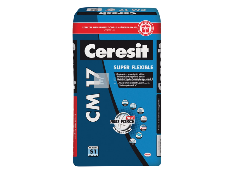 Henkel Ceresit CM 17 flexibilis burkolatragasztó C2TES1 25 kg