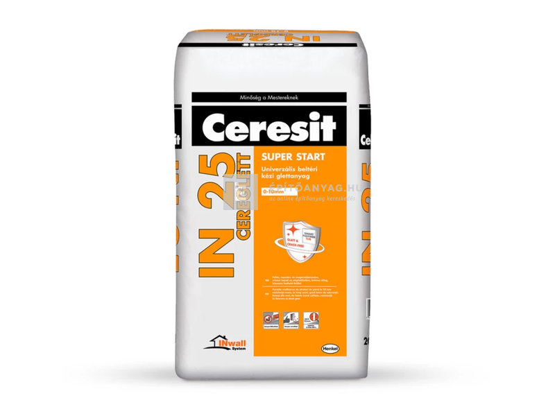 Henkel Ceresit IN 25 Cereglett univerzális gipszes glett 20 kg