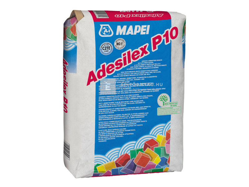 Mapei Adesilex P10 ragasztóhabarcs C2TE fehér 25 kg