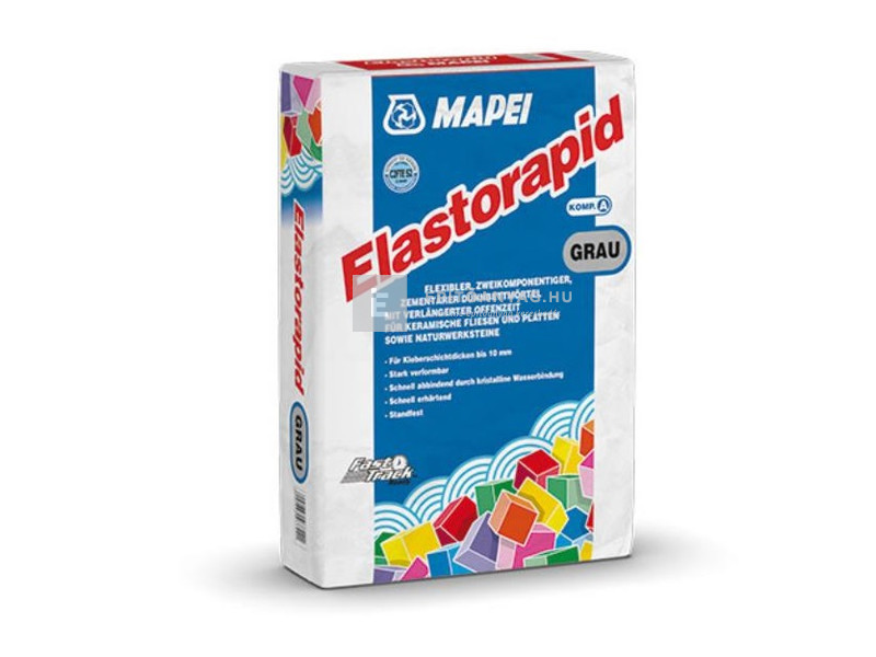 Mapei Elastorapid ragasztóhabarcs A komponens C2FTE S2 szürke 25 kg