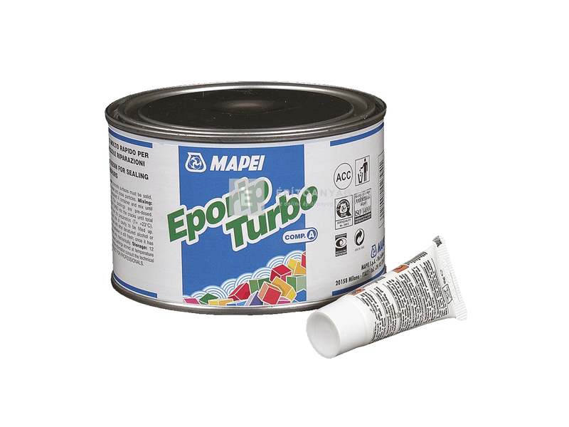 Mapei Eporip Turbo kétkomponensű gyorskötő repedésjavító gyanta 0,5 kg
