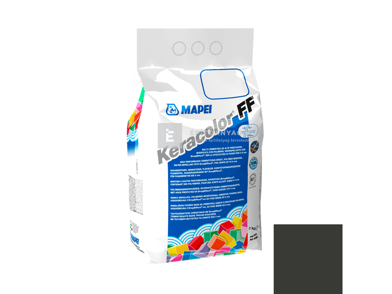 Mapei Keracolor FF Flex fugázó 120 fekete 2 kg