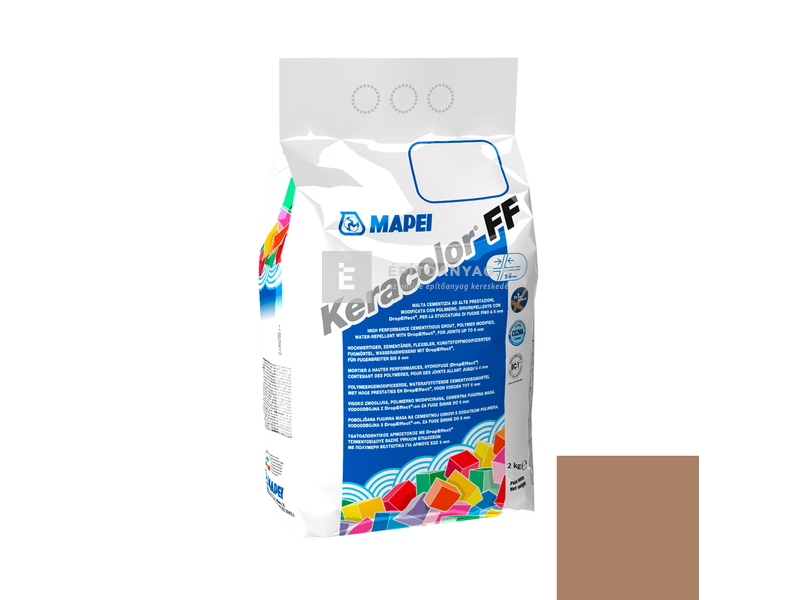 Mapei Keracolor FF Flex fugázó 142 gesztenye 2 kg
