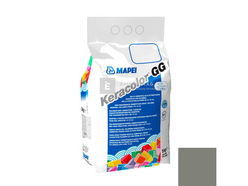 Mapei Keracolor GG fugázó 113 cementszürke 5 kg