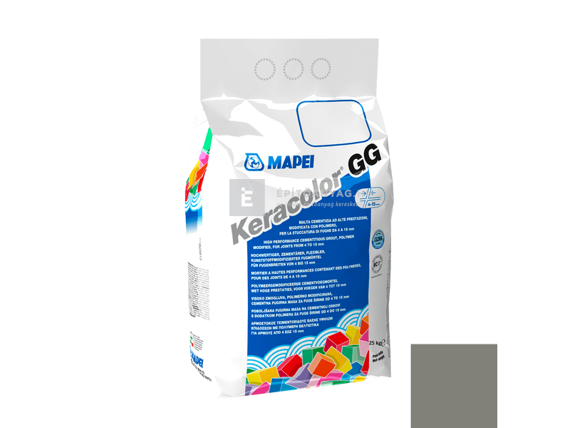 Mapei Keracolor GG fugázó 113 cementszürke 25 kg