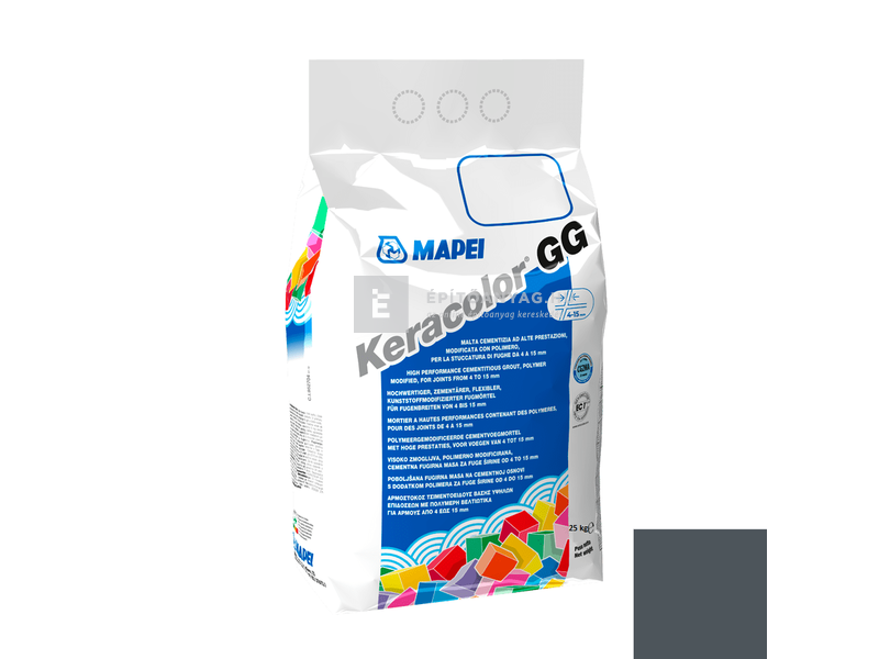 Mapei Keracolor GG fugázó 114 antracit 25 kg