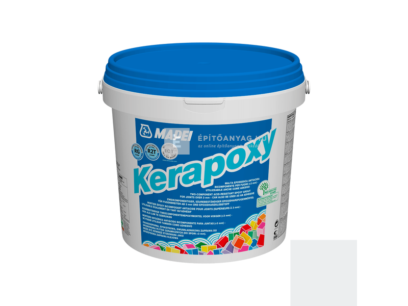 Mapei Kerapoxy ragasztó és fugázó R2T RG 111 ezüstszürke 10 kg