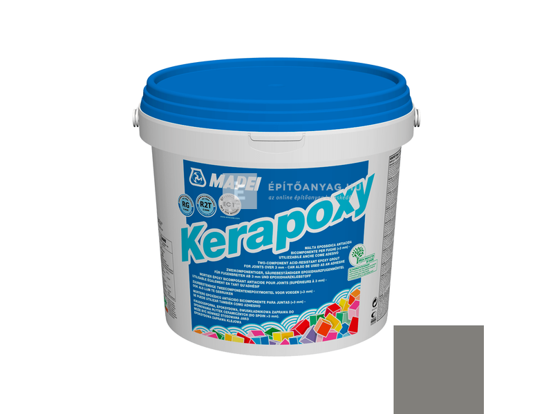 Mapei Kerapoxy ragasztó és fugázó R2T RG 113 cementszürke 5 kg