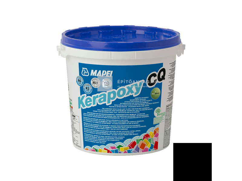 Mapei Kerapoxy CQ epoxi fugázó R2 RG 120 fekete 3 kg