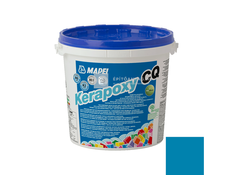 Mapei Kerapoxy CQ epoxi fugázó R2 RG 283 tengerkék 10 kg