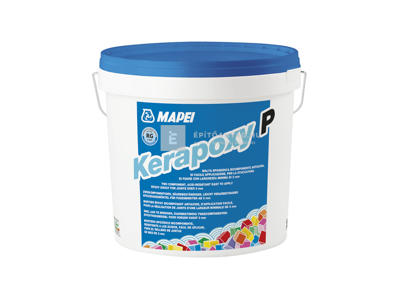 Mapei Kerapoxy P epoxi fugázó RG 113 cementszürke 10 kg