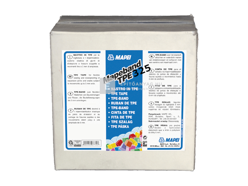 Mapei Mapeband TPE 325 vízszigetelő szalag