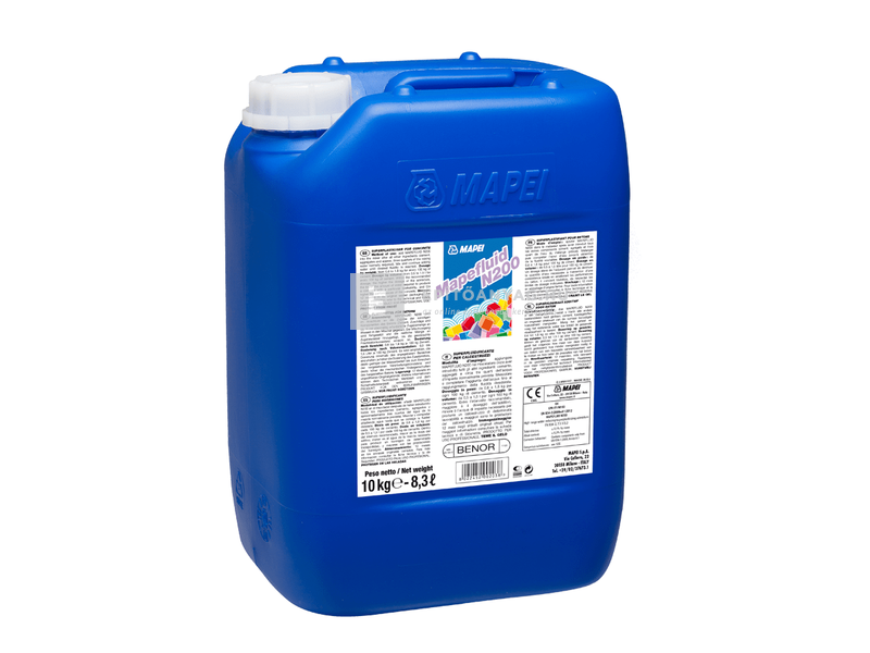 Mapei Mapefluid N200 Szuperfolyósító adalékszer betonhoz 10 kg